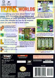 Box back cover for Tetris Worlds on the Nintendo GameCube.