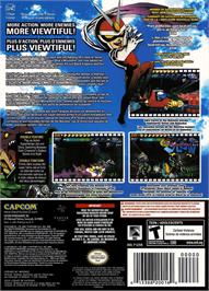 Box back cover for Viewtiful Joe 2 on the Nintendo GameCube.