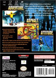 Box back cover for Whirl Tour on the Nintendo GameCube.