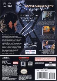 Box back cover for X-men 2 - Wolverine's Revenge on the Nintendo GameCube.