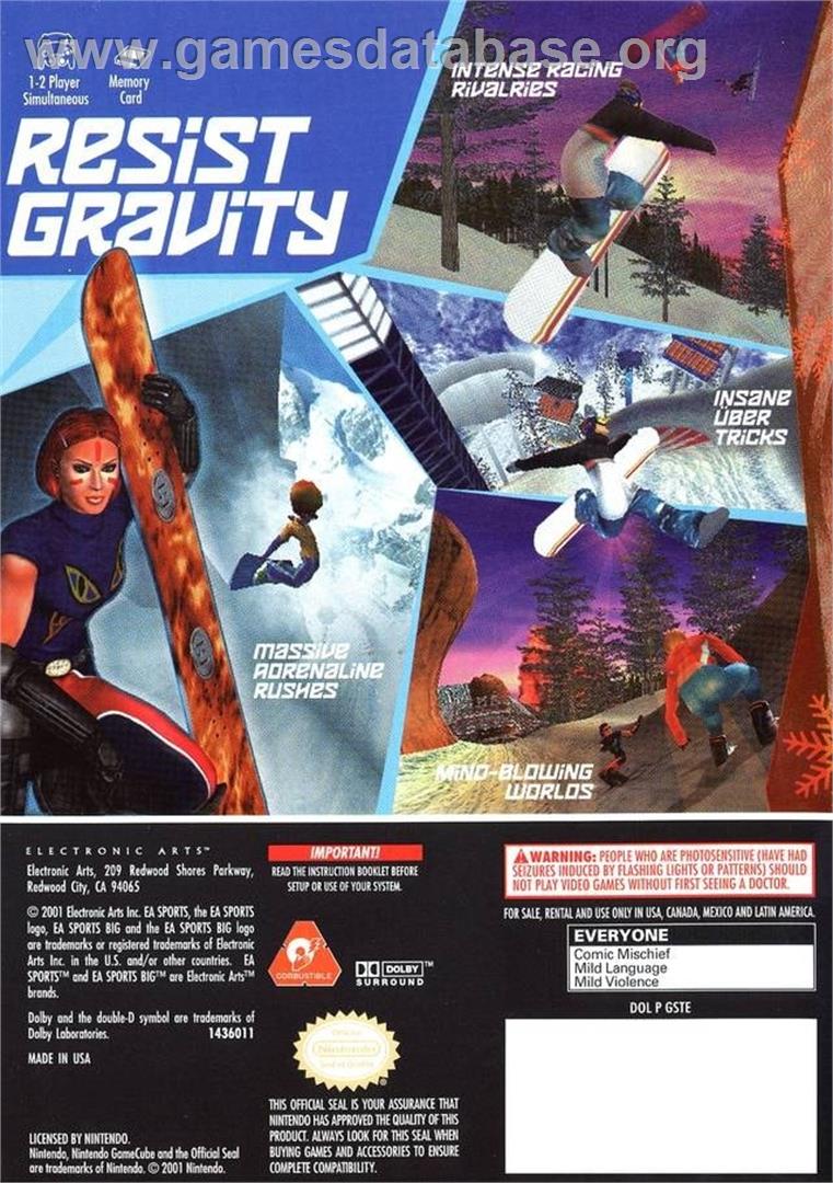 Ssx Tricky - Nintendo GameCube - Artwork - Box Back