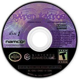 Cartridge artwork for Baten Kaitos: Eternal Wings and the Lost Ocean on the Nintendo GameCube.