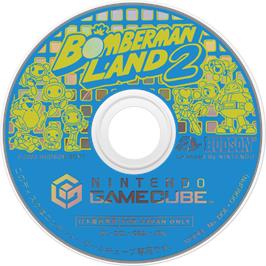 Cartridge artwork for Bomberman Land 2 on the Nintendo GameCube.