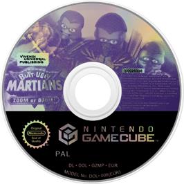 Cartridge artwork for Butt-ugly Martians - Zoom Or Doom! on the Nintendo GameCube.