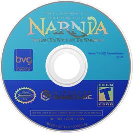 Cartridge artwork for Chronicles Of Narnia, The - The Lion, The Witch And The Wardrobe on the Nintendo GameCube.