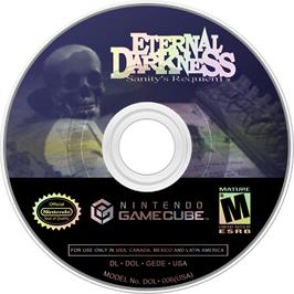 Cartridge artwork for Eternal Darkness: Sanity's Requiem on the Nintendo GameCube.