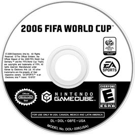 Cartridge artwork for FIFA World Cup: Germany 2006 on the Nintendo GameCube.