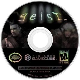 Cartridge artwork for Geist on the Nintendo GameCube.