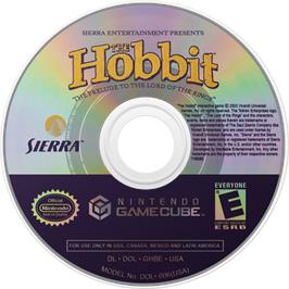 Cartridge artwork for Hobbit, The on the Nintendo GameCube.