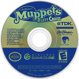 Cartridge artwork for Muppets - Party Cruise on the Nintendo GameCube.