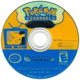 Cartridge artwork for Pokemon Channel on the Nintendo GameCube.