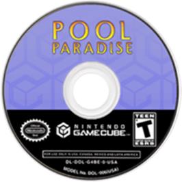 Cartridge artwork for Pool Paradise on the Nintendo GameCube.