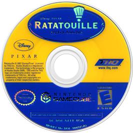 Cartridge artwork for Ratatouille on the Nintendo GameCube.
