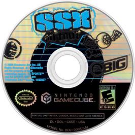 Cartridge artwork for SSX on Tour on the Nintendo GameCube.