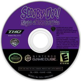 Cartridge artwork for Scooby-doo! - Night Of 100 Frights on the Nintendo GameCube.