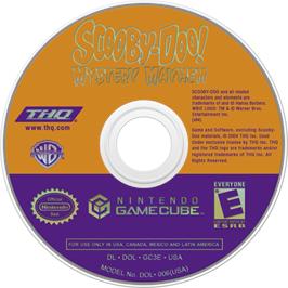 Cartridge artwork for Scooby Doo!: Night of 100 Frights on the Nintendo GameCube.