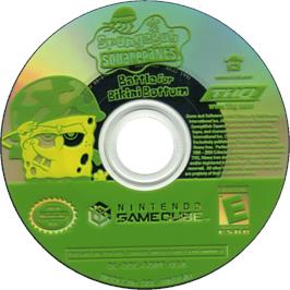 Cartridge artwork for Spongebob Squarepants - Battle For Bikini Bottom on the Nintendo GameCube.