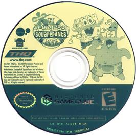 Cartridge artwork for Spongebob Squarepants Movie, The on the Nintendo GameCube.