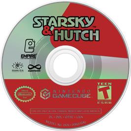 Cartridge artwork for Starsky And Hutch on the Nintendo GameCube.