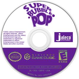 Cartridge artwork for Super Bubble Pop on the Nintendo GameCube.
