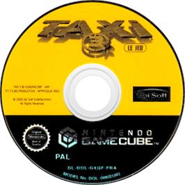 Cartridge artwork for Taxi 3 on the Nintendo GameCube.