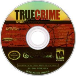 Cartridge artwork for True Crime: Streets of LA on the Nintendo GameCube.