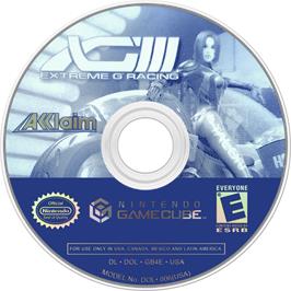 Cartridge artwork for XG3: Extreme G Racing on the Nintendo GameCube.