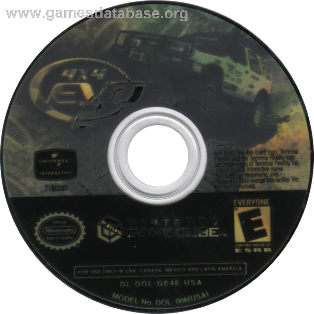 4x4 Evo 2 - Nintendo GameCube - Artwork - Cartridge