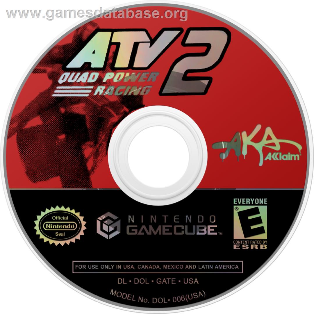 ATV: Quad Power Racing 2 - Nintendo GameCube - Artwork - Cartridge