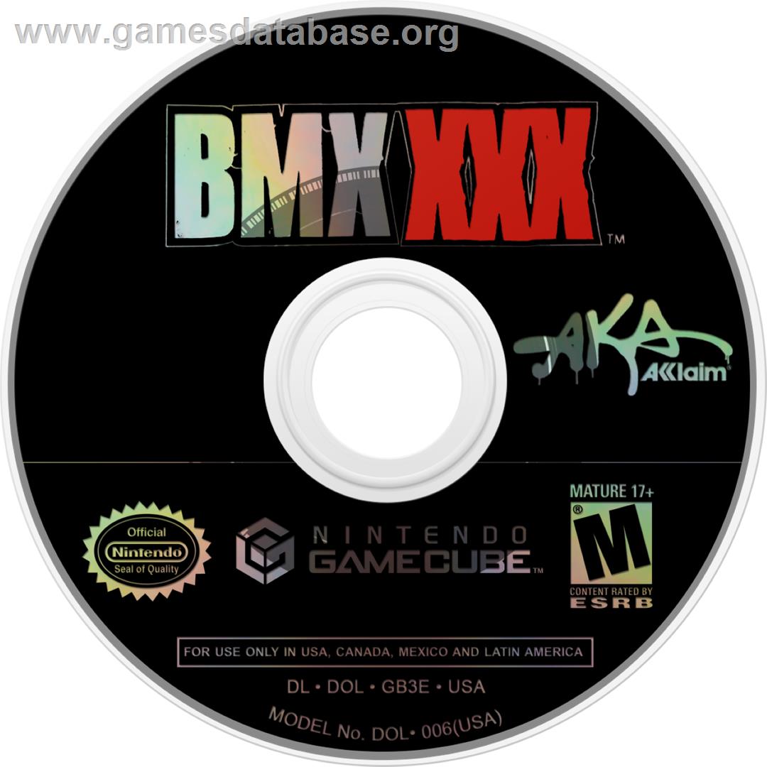 BMX XXX - Nintendo GameCube - Artwork - Cartridge