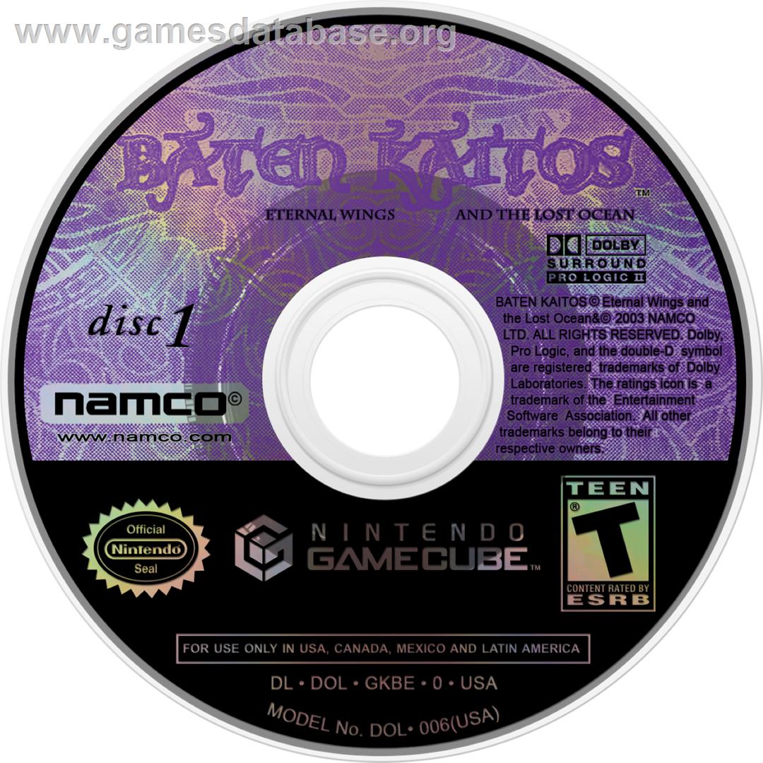 Baten Kaitos: Eternal Wings and the Lost Ocean - Nintendo GameCube - Artwork - Cartridge