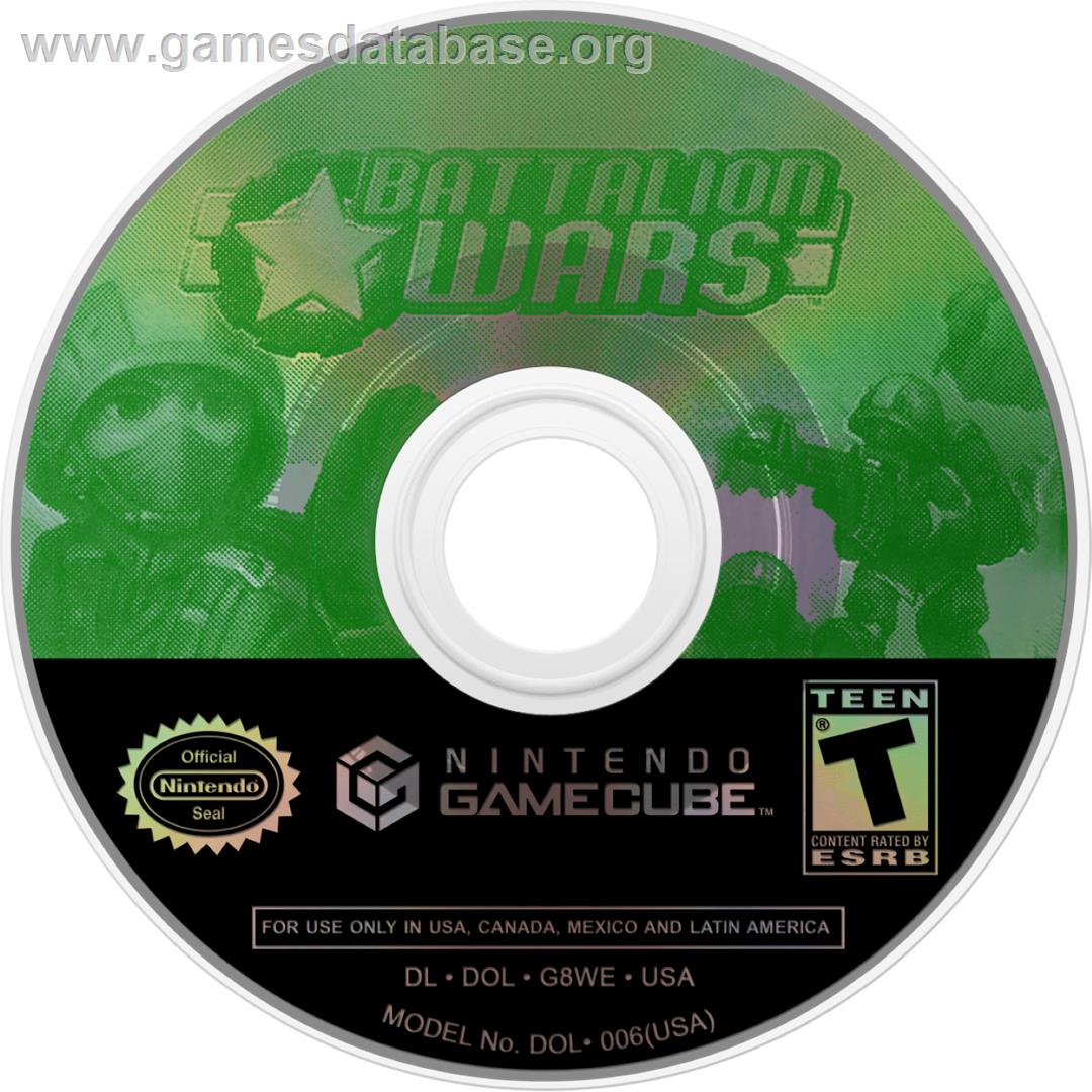 Battalion Wars - Nintendo GameCube - Artwork - Cartridge