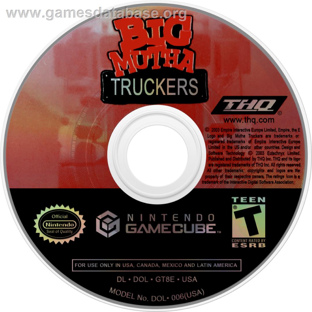 Big Mutha Truckers - Nintendo GameCube - Artwork - Cartridge