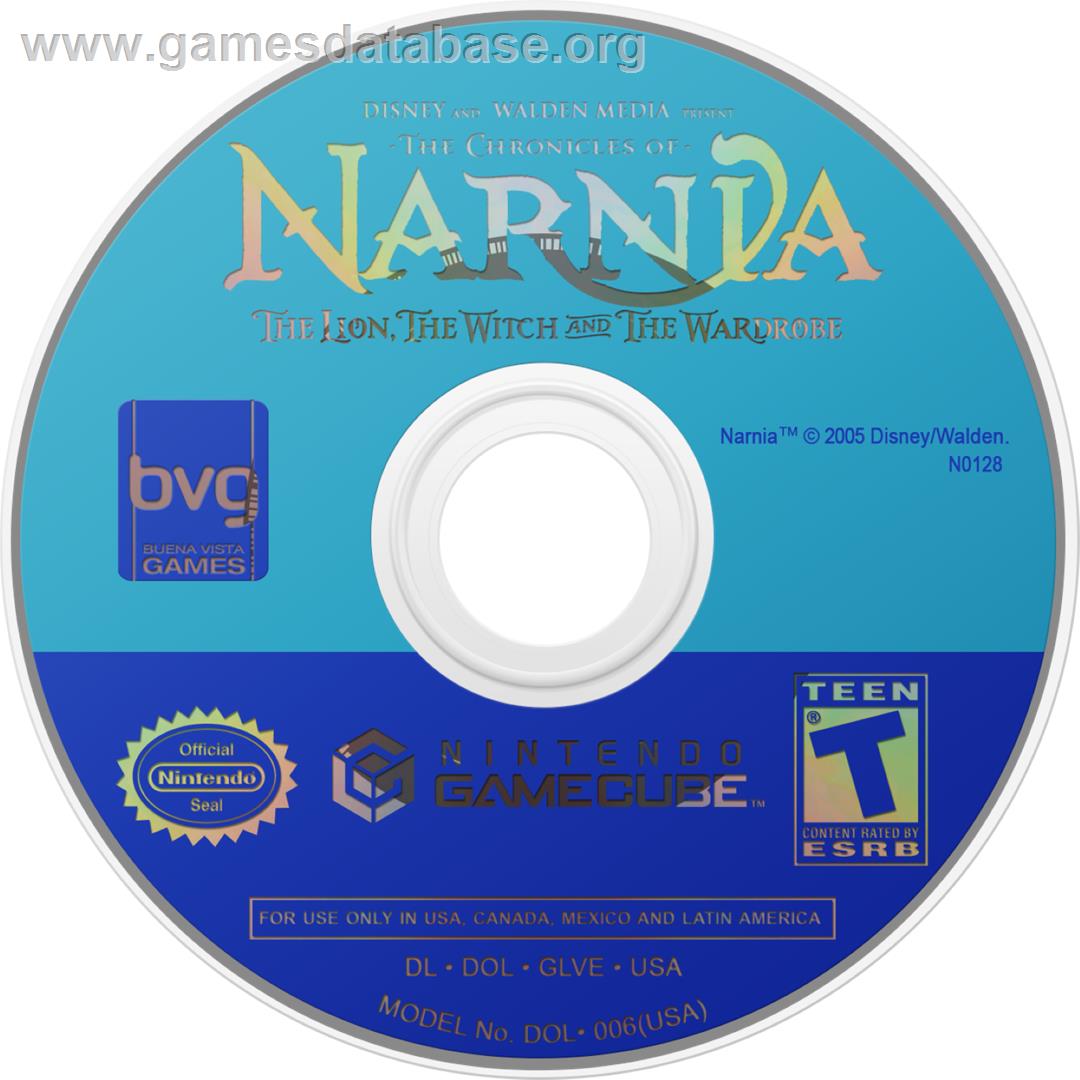 Chronicles Of Narnia, The - The Lion, The Witch And The Wardrobe - Nintendo GameCube - Artwork - Cartridge