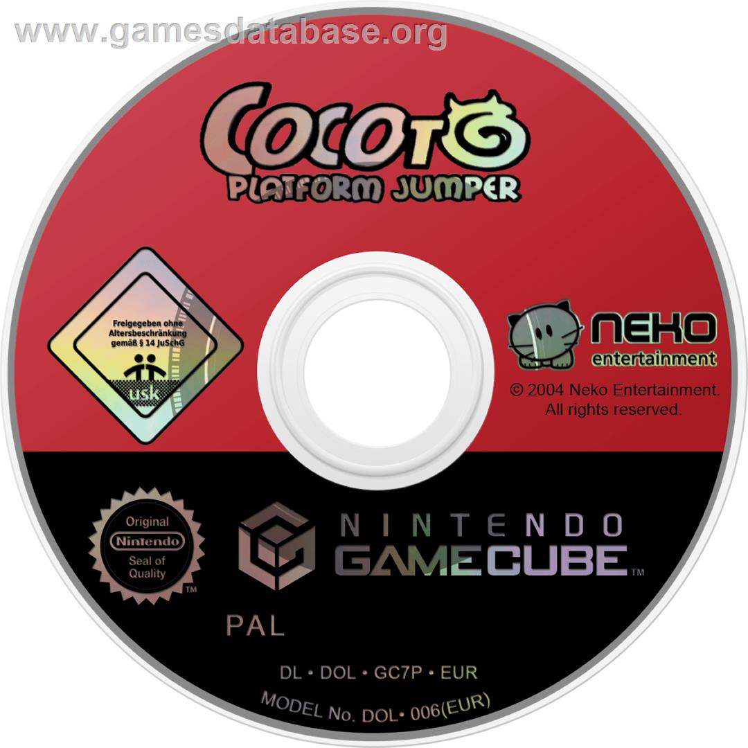 Cocoto Platform Jumper - Nintendo GameCube - Artwork - Cartridge