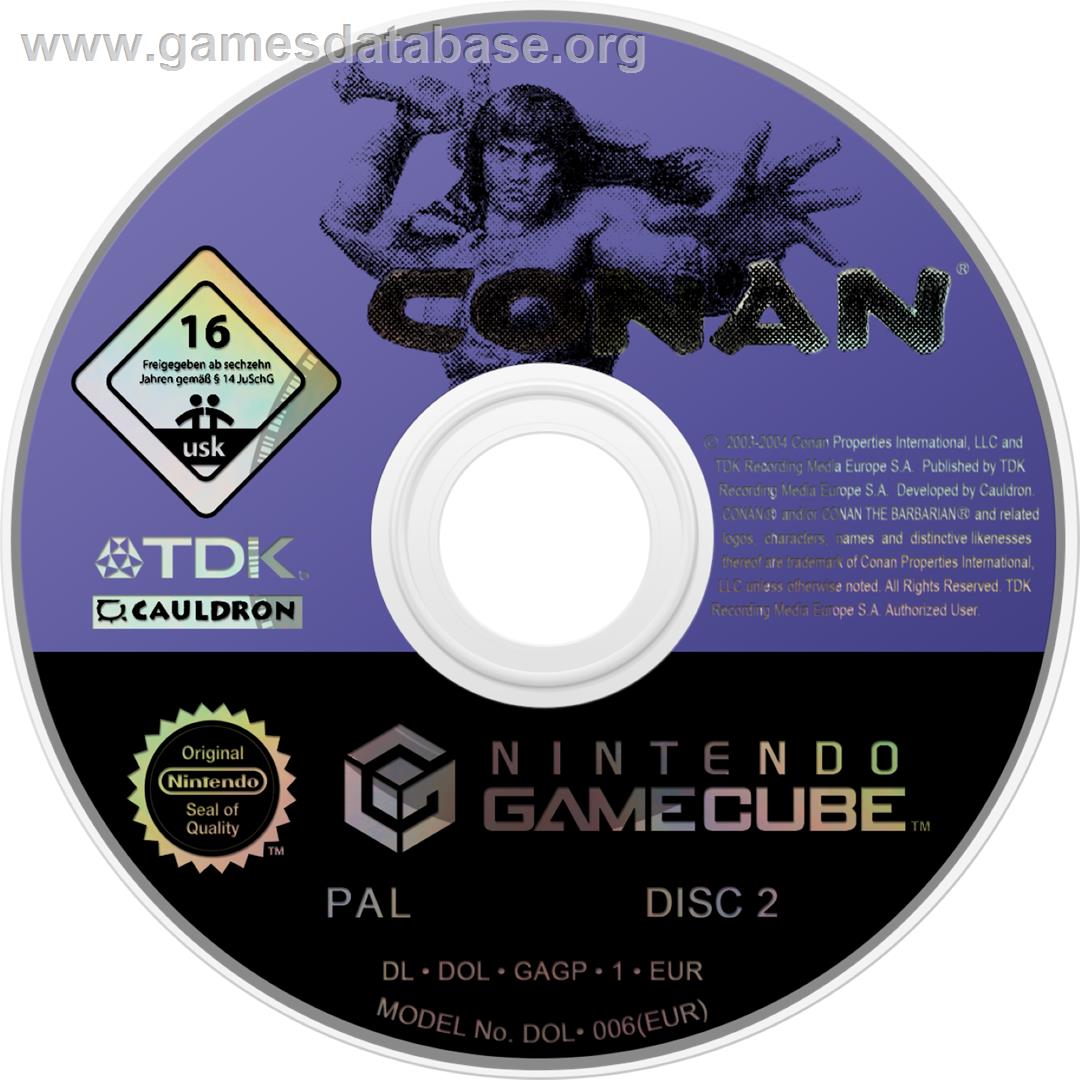Conan - Nintendo GameCube - Artwork - Cartridge