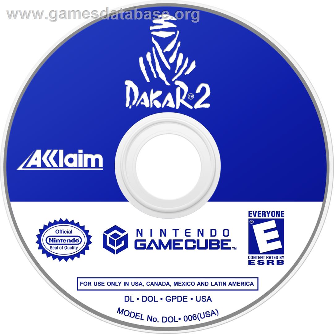 Dakar 2: The World's Ultimate Rally - Nintendo GameCube - Artwork - Cartridge