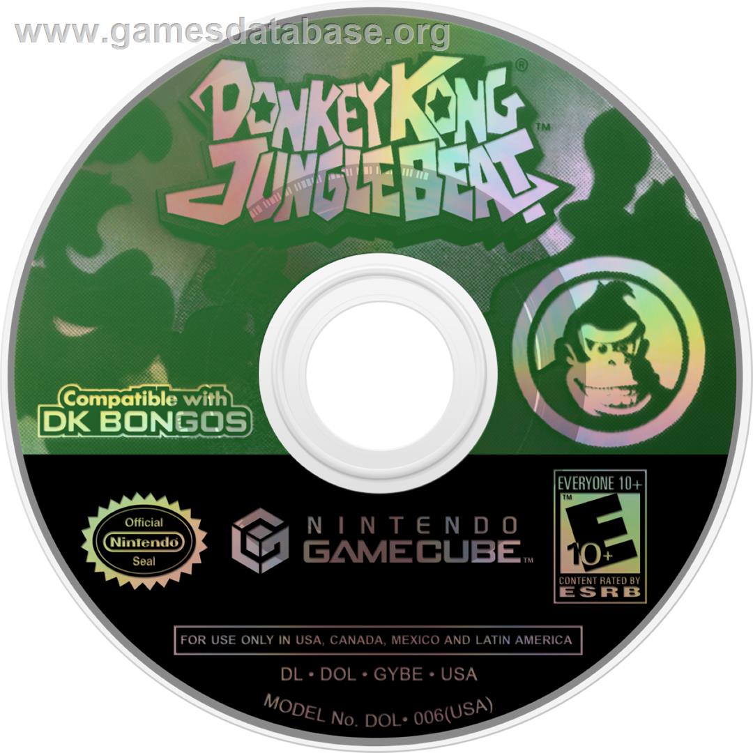 Donkey Kong Jungle Beat - Nintendo GameCube - Artwork - Cartridge