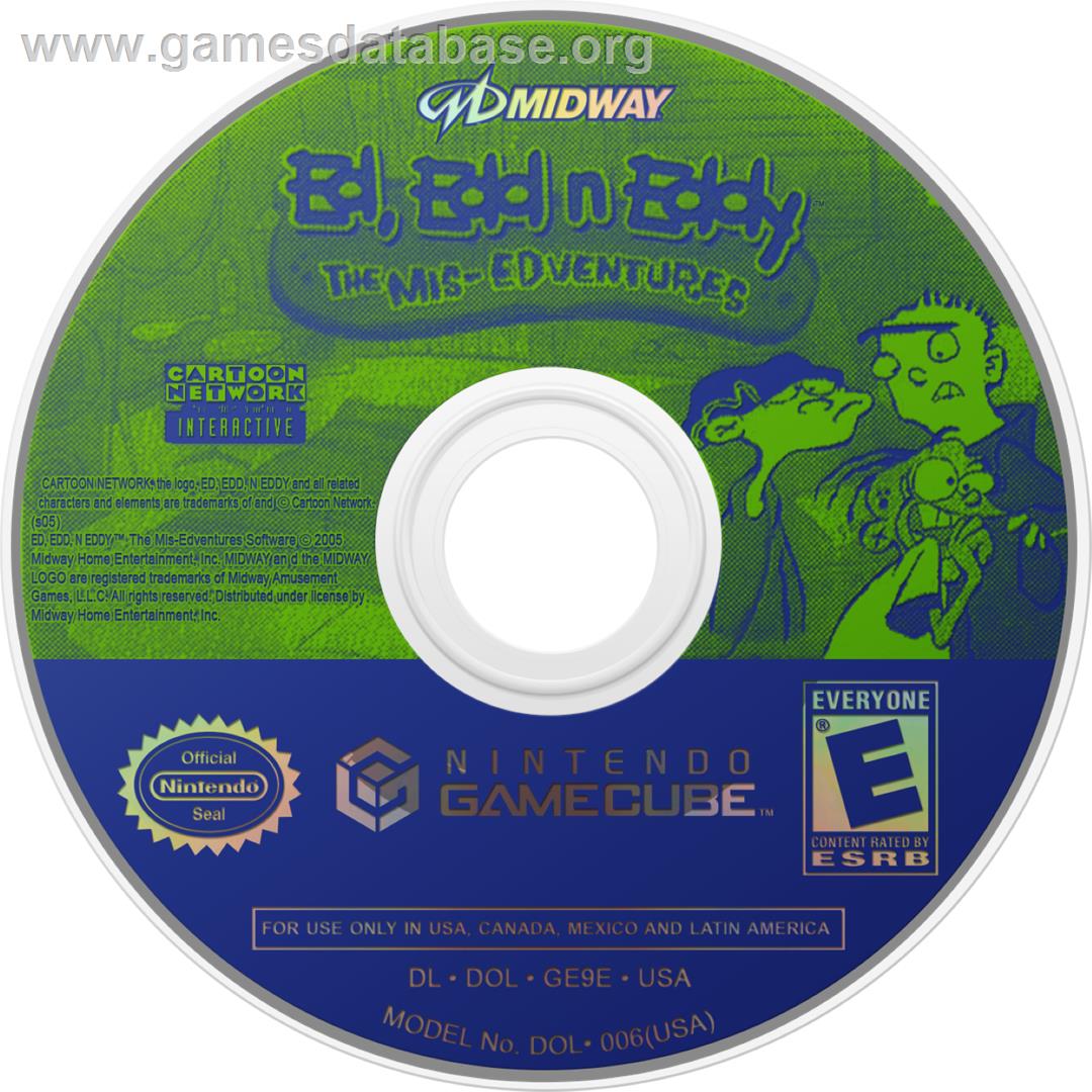 Ed, Edd n Eddy - The Mis-Edventures - Nintendo GameCube - Artwork - Cartridge