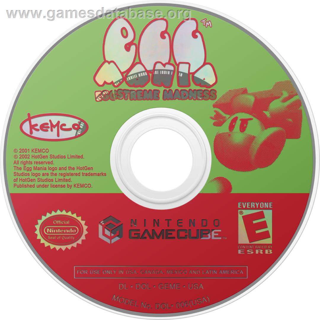 Eggo Mania - Nintendo GameCube - Artwork - Cartridge