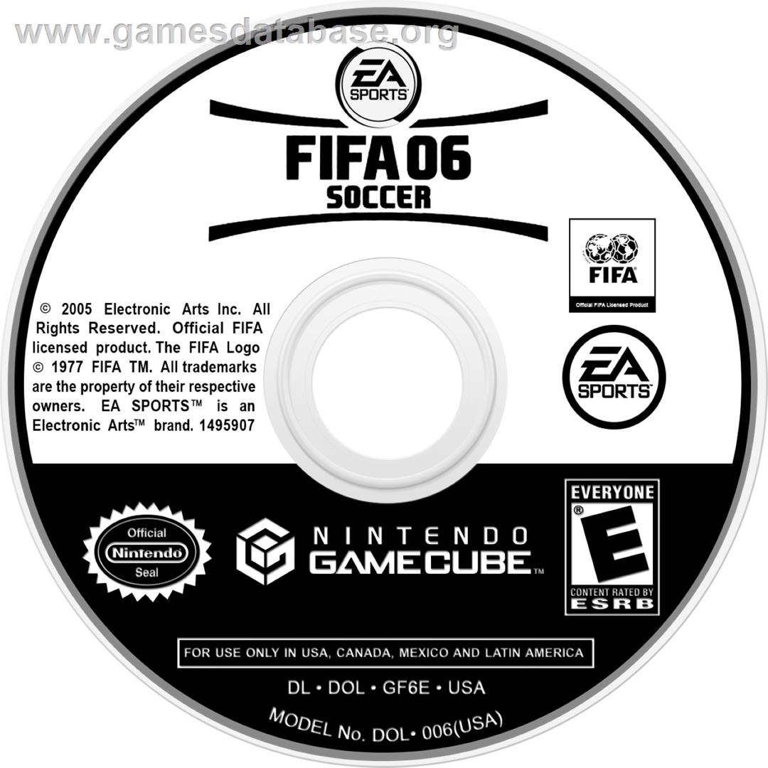 FIFA 06 - Nintendo GameCube - Artwork - Cartridge