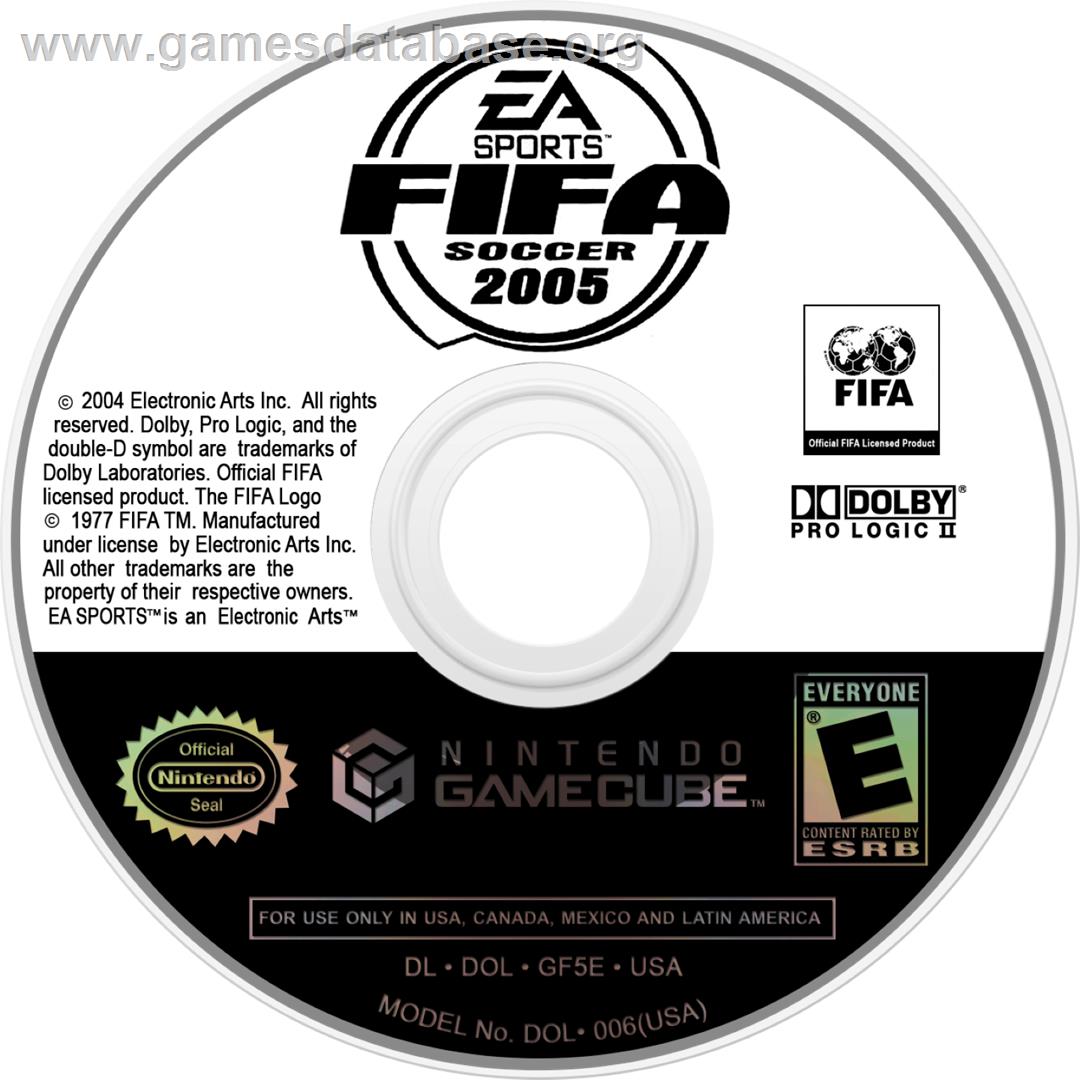 FIFA Football 2005 - Nintendo GameCube - Artwork - Cartridge