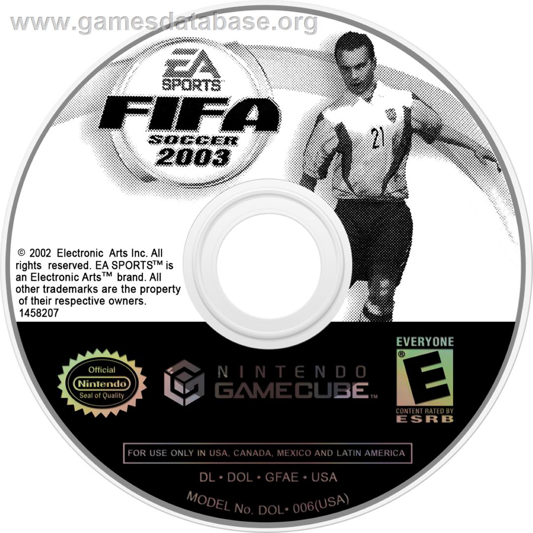 Fifa Football 2003 - Nintendo GameCube - Artwork - Cartridge