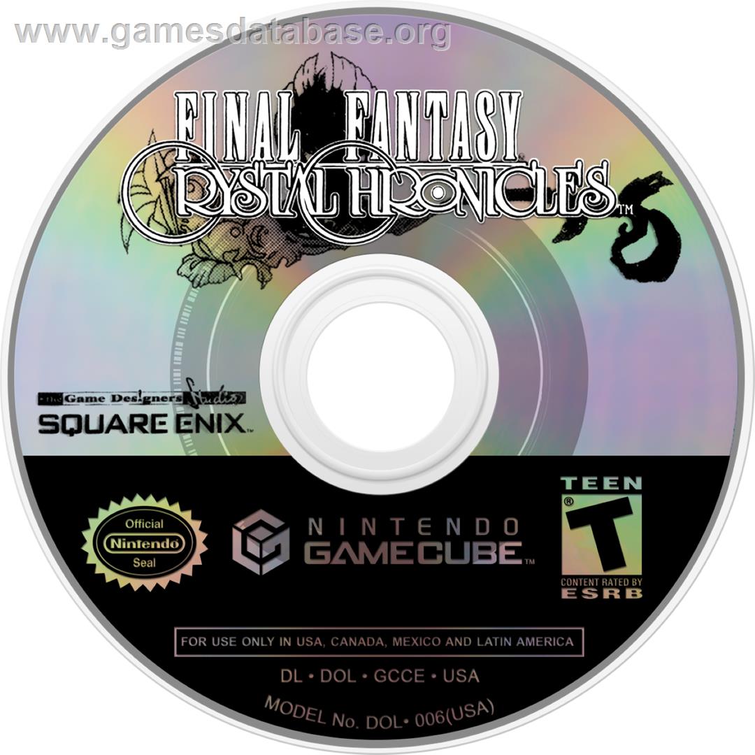 Final Fantasy: Crystal Chronicles - Nintendo GameCube - Artwork - Cartridge