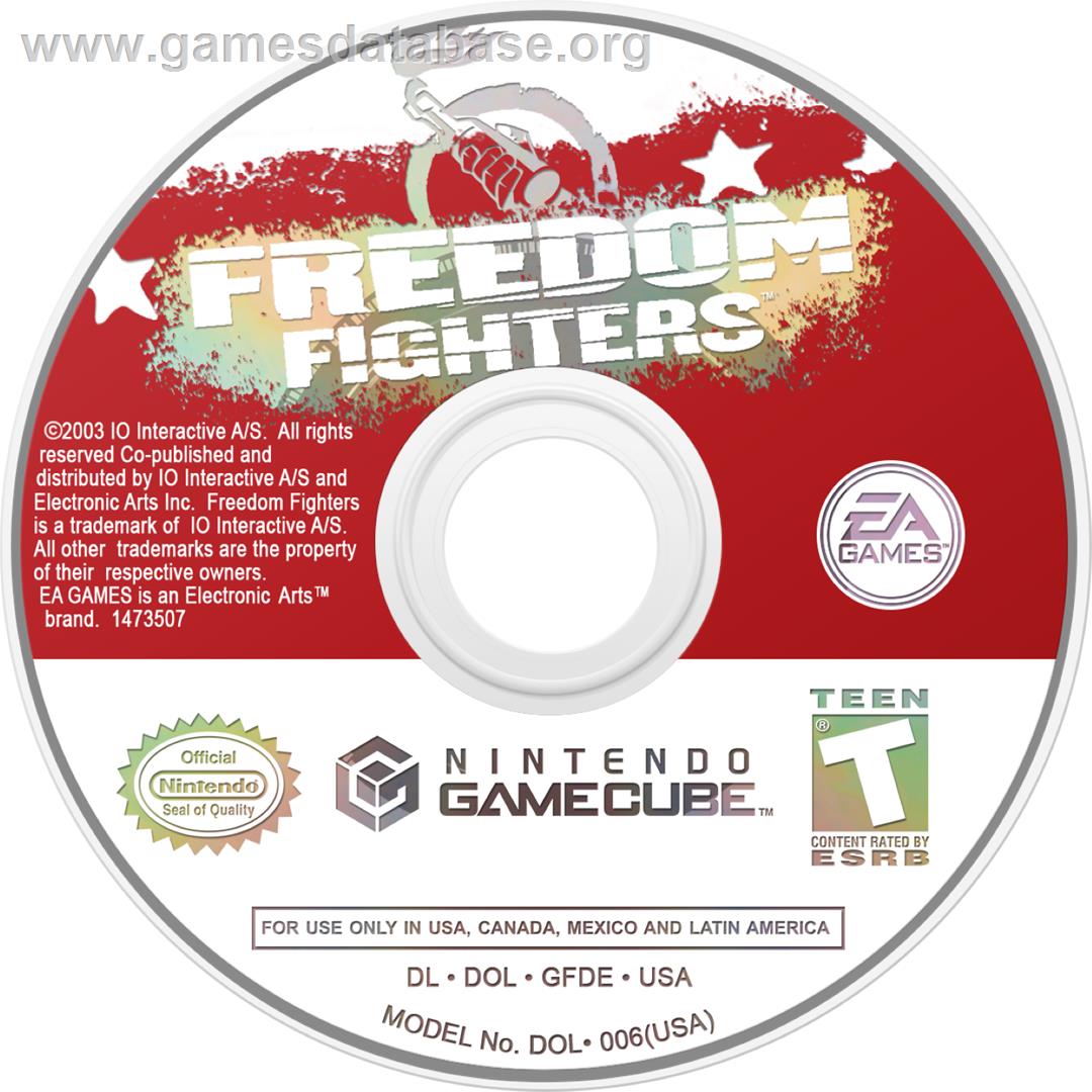 Freedom Fighters - Nintendo GameCube - Artwork - Cartridge