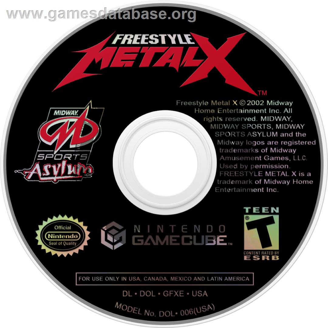 Freestyle MetalX - Nintendo GameCube - Artwork - Cartridge