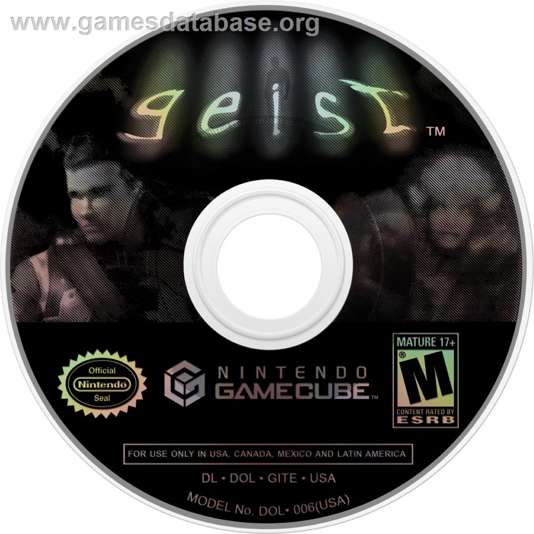 Geist - Nintendo GameCube - Artwork - Cartridge