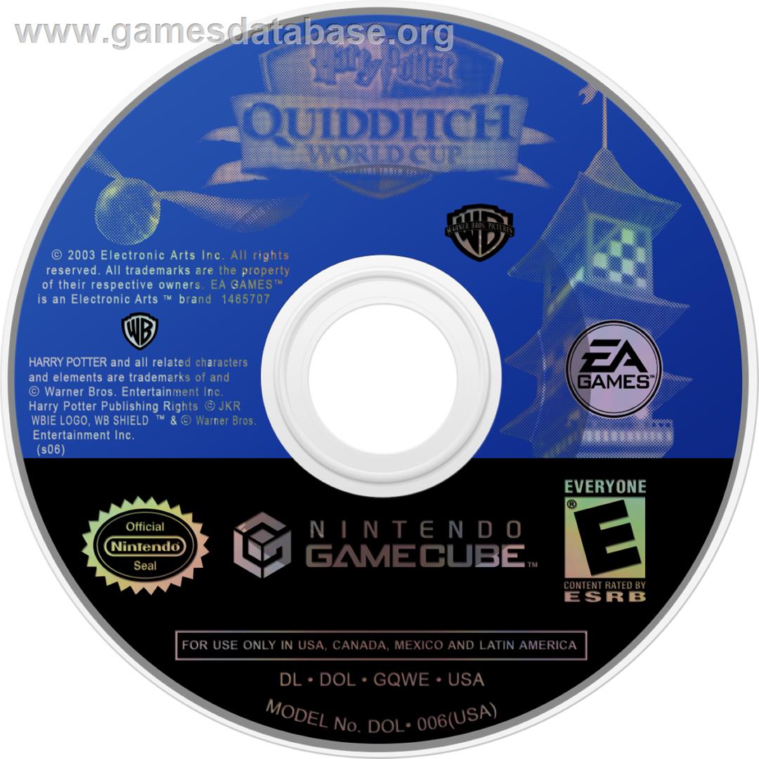 Harry Potter: Quidditch World Cup - Nintendo GameCube - Artwork - Cartridge