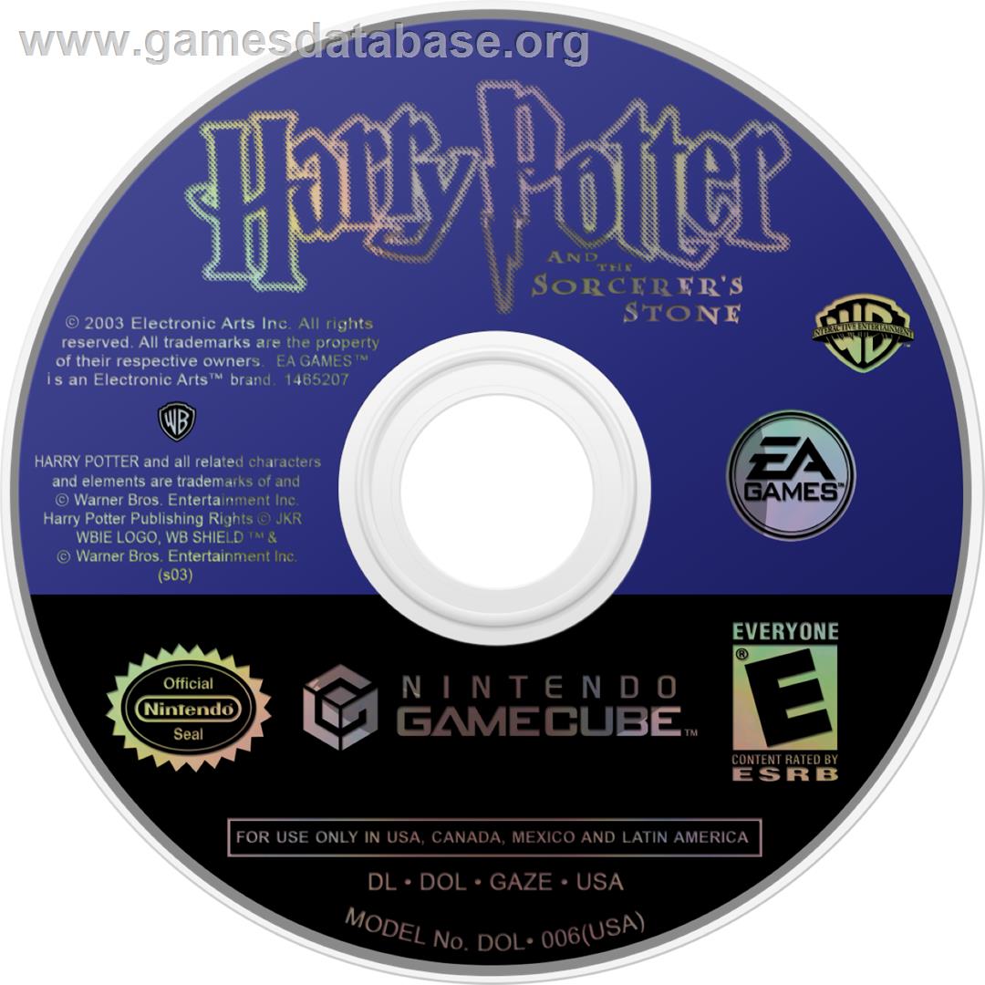 Harry Potter And The Sorcerer's Stone - Nintendo GameCube - Artwork - Cartridge