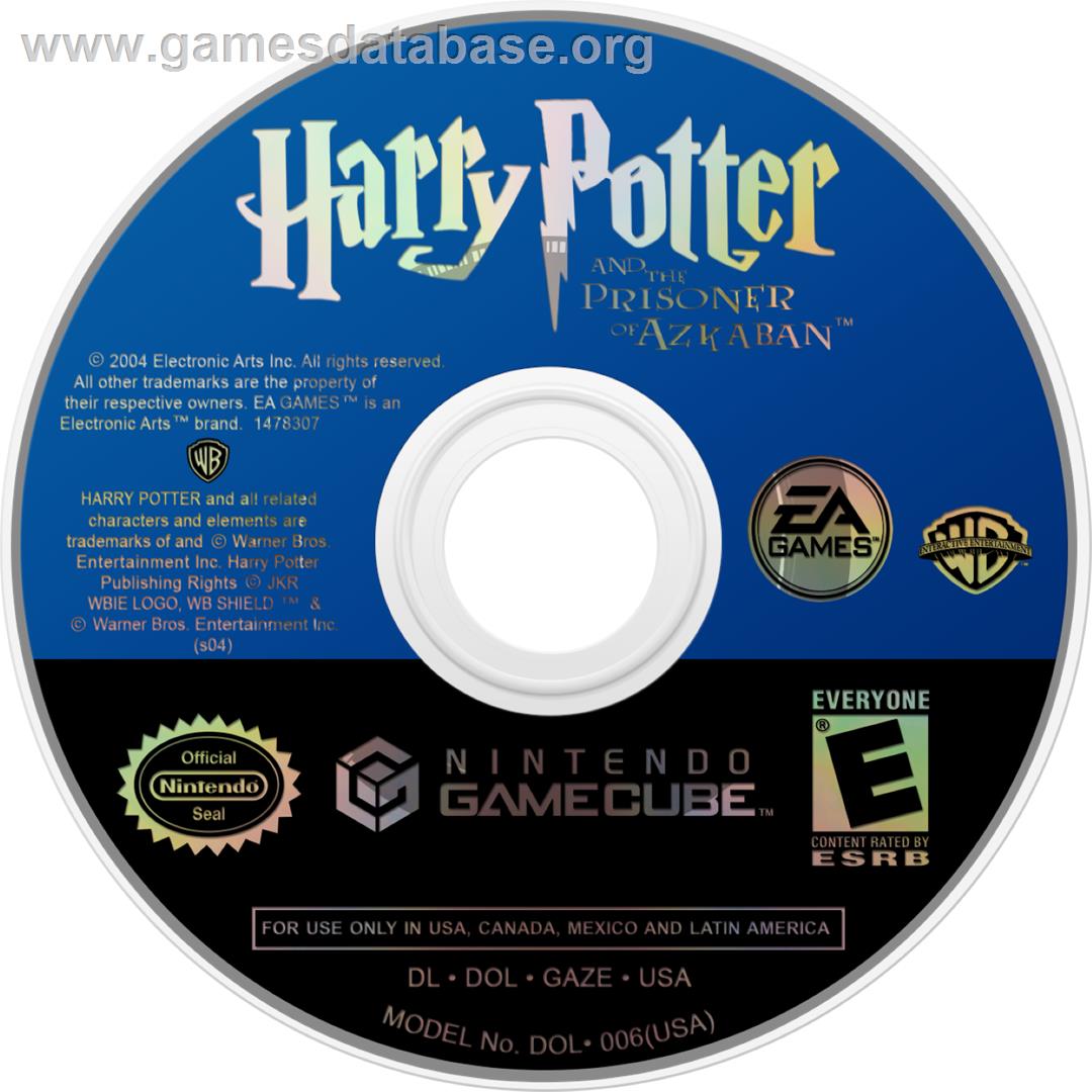 Harry Potter and the Prisoner of Azkaban - Nintendo GameCube - Artwork - Cartridge